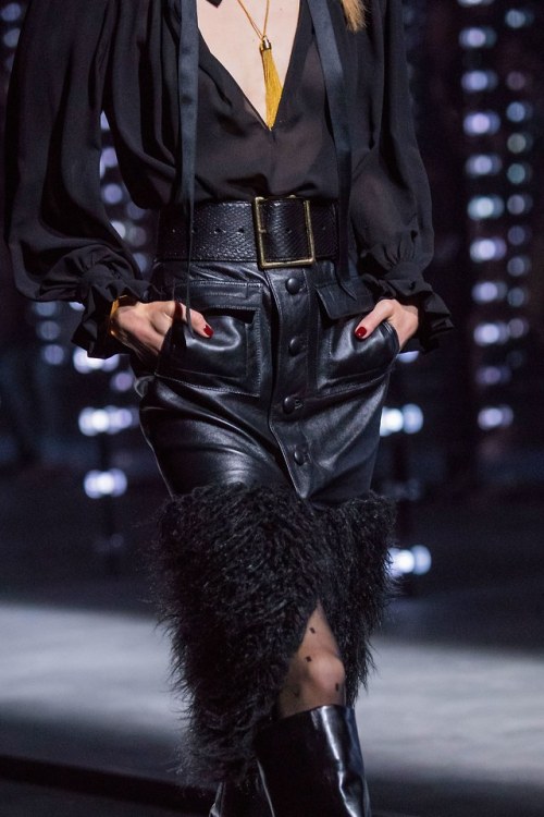 prada-milahno:Detail at Saint Laurent Fall 2019 Ready-to-wear