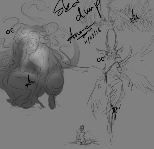 Painting crisis, creating only sketches and #doodleart #myart #ocart
