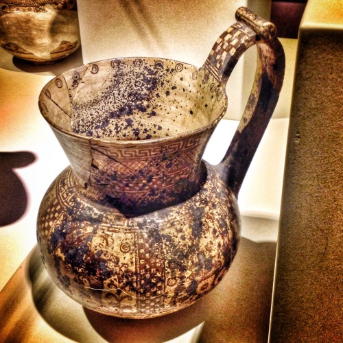sedefscorner-blog:Phrygian Terra Cotta vessels with geometric patterns, Gordion, 8th century BC, Mus