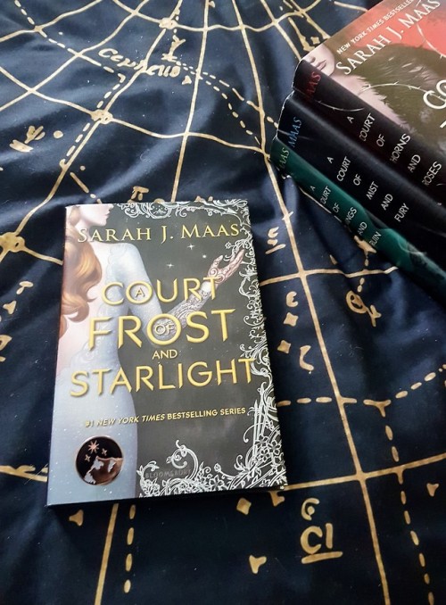 “To the stars who listen and the dreams that are answered” Although it wasn’t a full ACOTAR novel, A