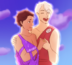 lumorie:    Hercules AU  Married disney Gods who watch over Yurio and Otabek, when they aren’t paying attention on each other.