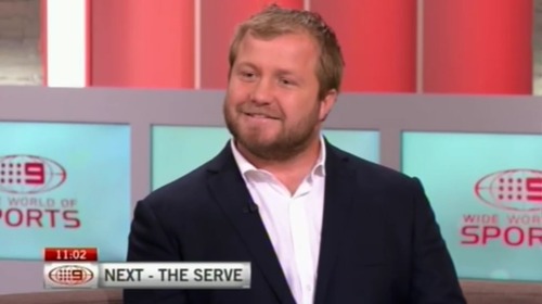 rugbyfan84:  Benn Robinson of the Waratahs being all adorable and sexy at the same time. 