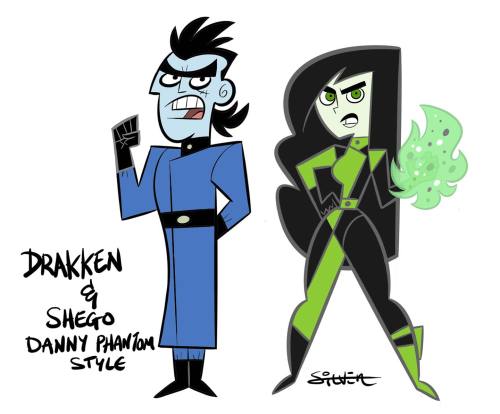 Kim Possible In Danny Phantom's Style By Kim's Lead Designer Stephen Silver.