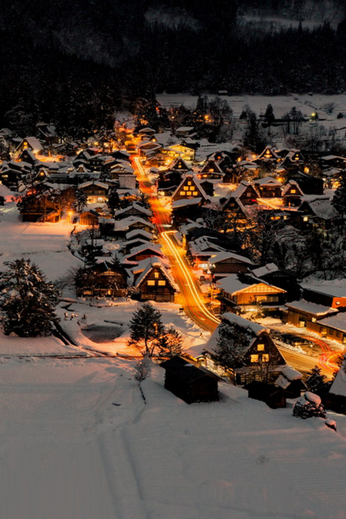 wonderous-world:  Shirakawa-go, Japan by Mark Wycherley