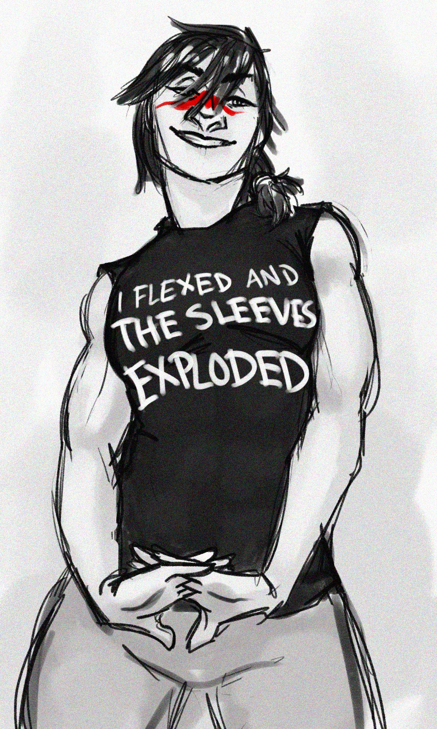 fcxmulders:  unidentifiedspoon:  fcxmulders:   please imagine hawke wearing this