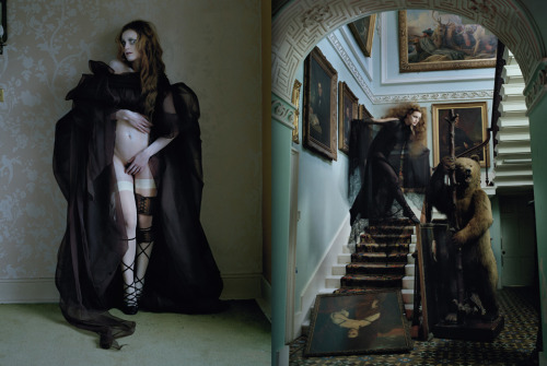 noiremagazine:Dreaming of Another WorldVogue Italia March 2011Shot by: Tim WalkerStyling by: Jacob K