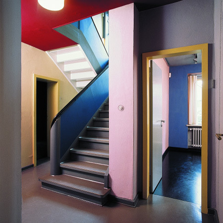 scenerylabel:  Interior of Paul Klee’s home photographed by Uwe Jacobshagen. See