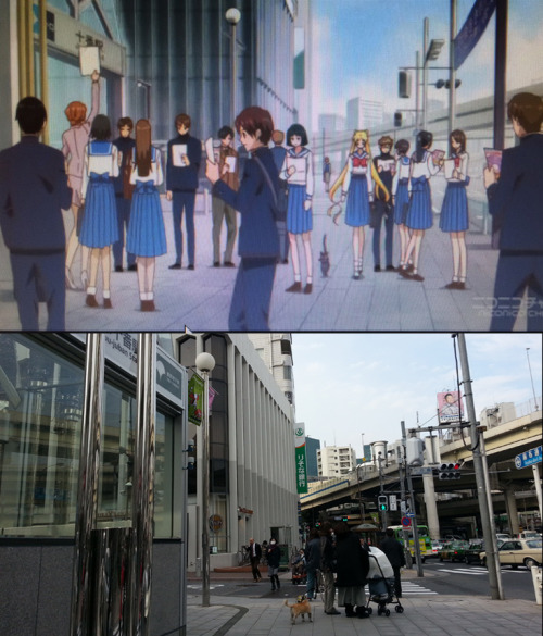 Guess what?! I just discovered Sailor Moon is set in Azabu Juban where I happen to be LIVING RIGHT N