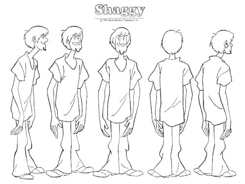 talesfromweirdland:Model sheets for Hanna-Barbera’s Scooby-Doo and the other meddling kids: Daphne, 