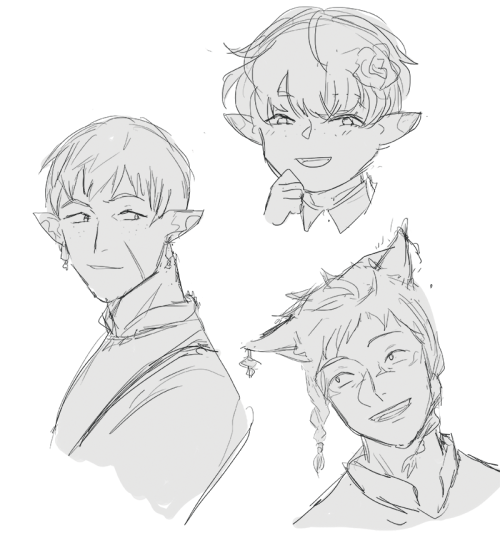 some ffxiv doodles recently