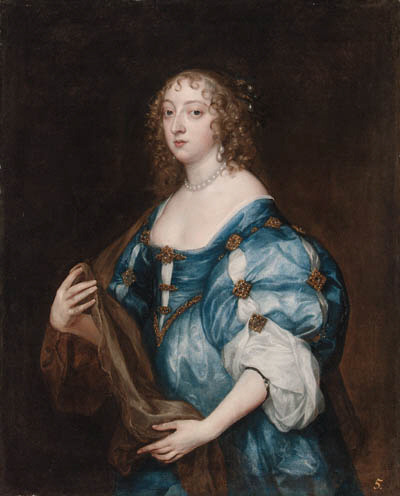 Lady Catherine Howard by Anthony van Dyck,1638