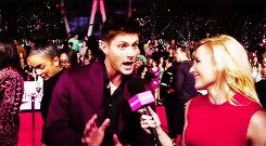  get to know me meme:  [1/5] favorite actors - jensen ackles”I used to be scared
