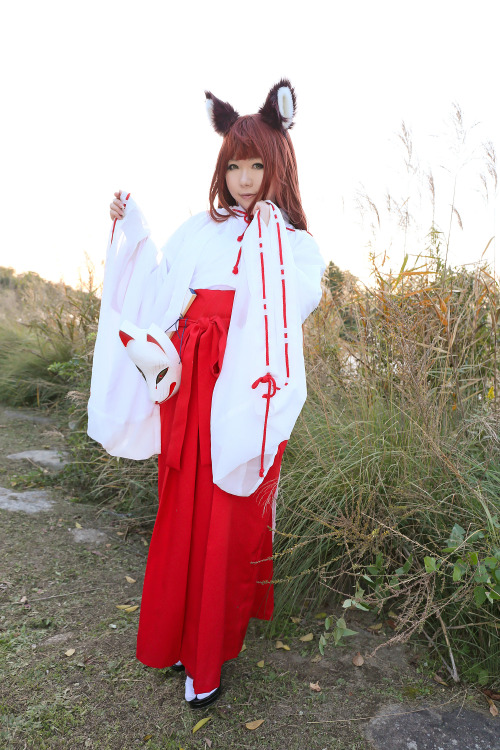 Cute Cosplay GIrl Higurashi Rin (Kitsune-Chan 3) 1-13