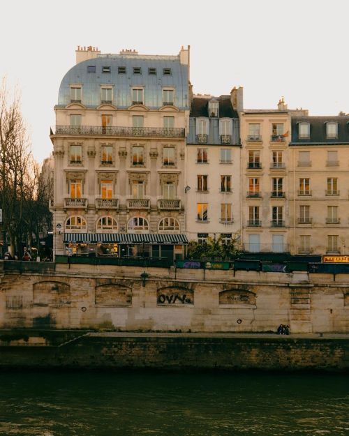 Paris et sa lumière hivernale de fin de journée… On adore ! • Paris and its winter light at the end 