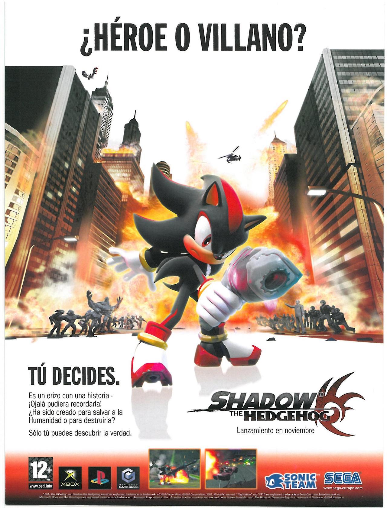 A HISTÓRIA DE SHADOW THE HEDGEHOG! 