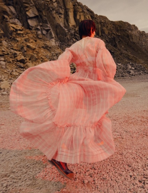 rafswerk:   “Space X” He Jing   by  James Brodribb   for Muse Magazine No. 50, A/W 2018 