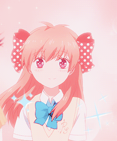 tachibana–chan:Sakura Chiyo being cute, excited and precious af .+:｡(ﾉ･ω･)ﾉﾞ