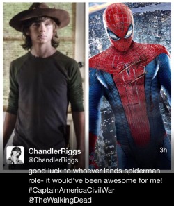 superherofeed:  CHANDLER RIGGS Out Of The