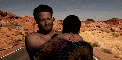 musiquegraphique:  gifmovie:  Seth Rogen & James Franco: Bound 3 HD! (Kanye West - Bound 2 parody) (Watch Video) Literally the greatest thing I have ever seen.  
