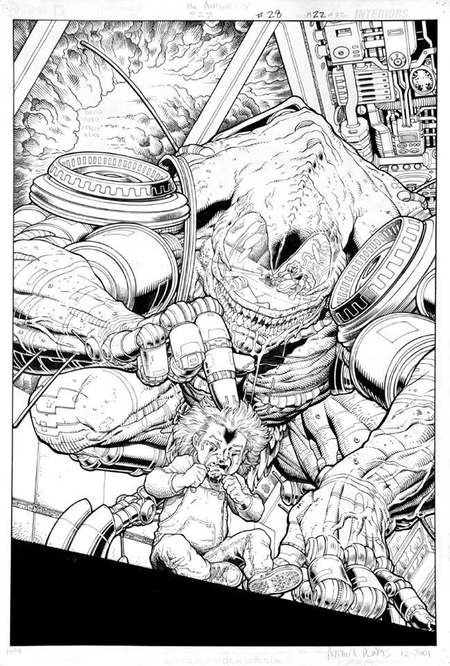 brianmichaelbendis:  ART ADAMS 