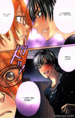 Love Stage!! by Eiki Eiki and Zaou Taishi Coloured by icolouryaoi.tumblr