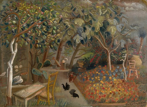 Boris Grigoriev (Rybinsk 1886 - Cagnes-sur-Mer 1939); Borisella - the artist’s villa in Cagnes-sur-Mer, 1937; oil on cardboard, 50.6 x 40.5 cm