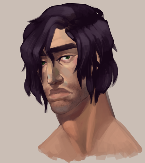 i am not dead? well. Mostly dead but its on the inside.Came back to draw a perfect man from Arcana. 