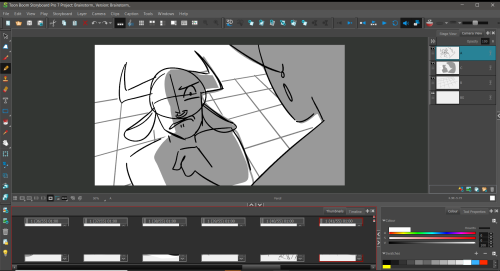 Thumbnails are done for the animatic of Jailbreak! Here&rsquo;s a little prev. of the episode. T