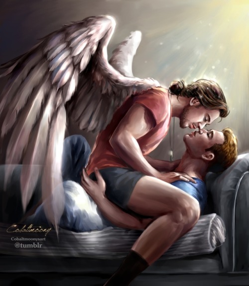 cobaltmoonysart:All I want is to fly with youAll I want is to fall with youSo just give me all of yo