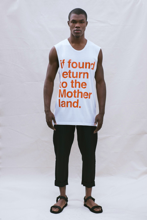 we-ownthesky: serpentine913: Eloho Orogun + Dope-azz shirt by Toronto-based BLKKANGAROO i need this 