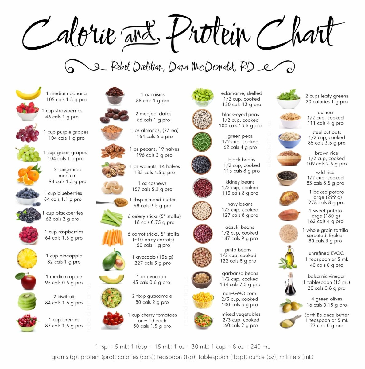 Alittlebitofpcos Plant Based Protein Charts With PDF Versions 