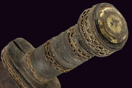 art-of-swords:Merovingian SwordDated: 5th century A.D.Provenance: Central EuropeMeasurements: overal