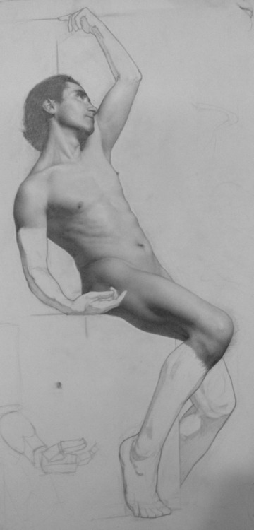 pointa-patb:  Santiago, graphite on paper 