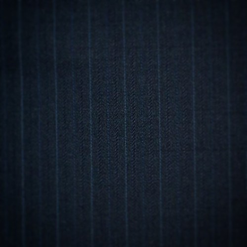 Dark Navy Blue with Black & Blue Stripe Super 110’s Italian Suiting £19 PER METRE #yorkshi