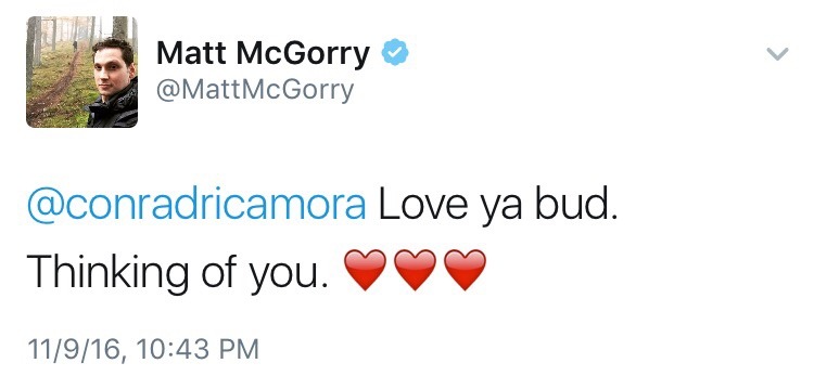 dailyconradricamora:Conrad Ricamora and Matt McGorry on Twitter (x)