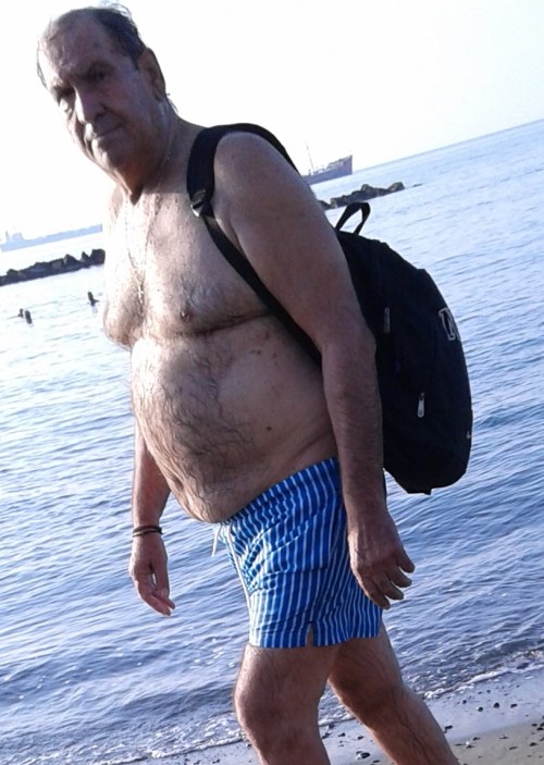 Oh Granddad you look so sexy. I love the hairy torso.I am dreaming of you!