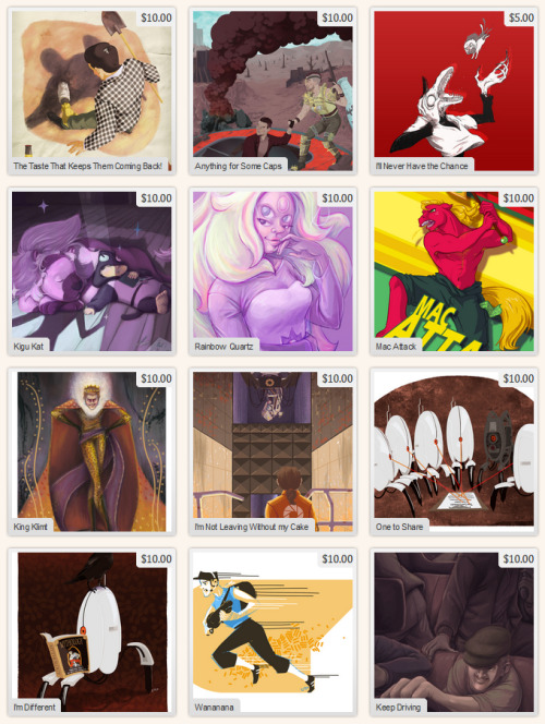 digitalduckie:Don’t forget I have:Commissions OPENNew products!A plethora of prints and origin