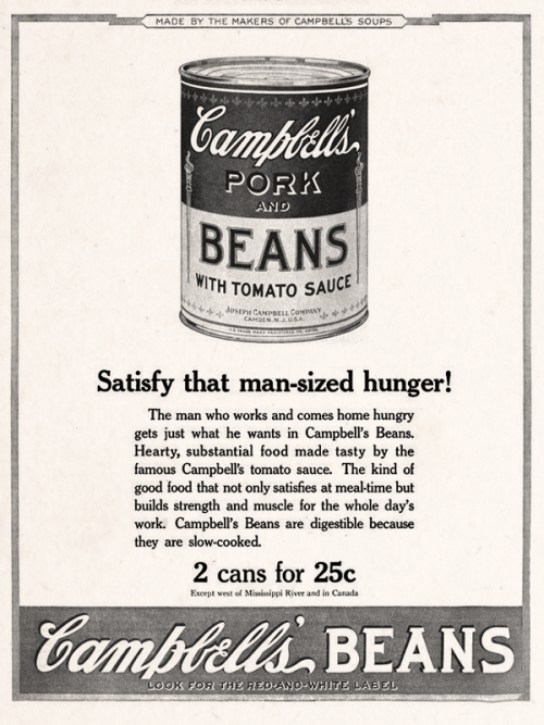 Campbell&rsquo;s Beans, 1921