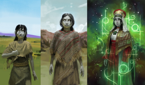 Evolution of an NPC in Lords of Gossamer and Shadow tabletop roleplaying game