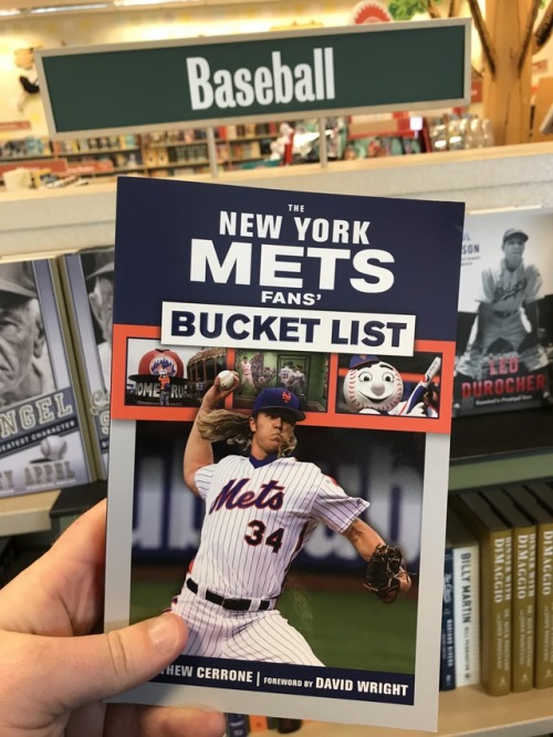 Matt Cerrone used a little anecdote of mine in his book “The New York Mets Fans&rsqu