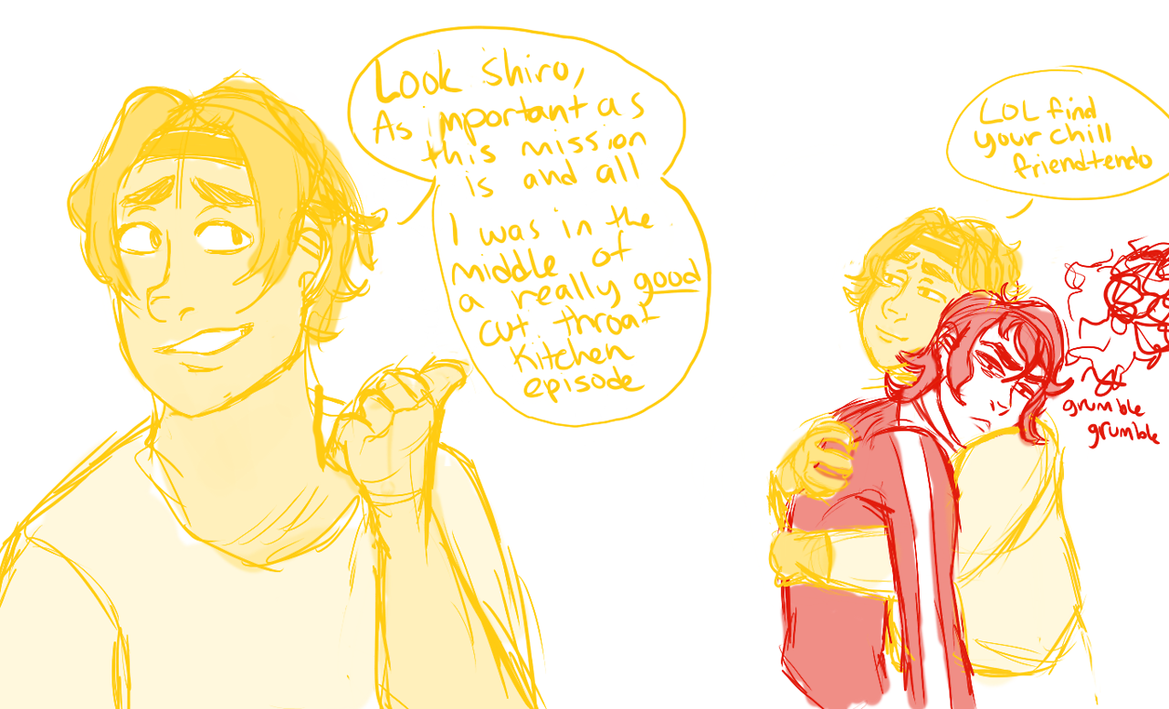 i don't know why i'm that way — i tried drawing paladins as loosely as