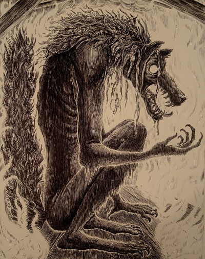 marisashorror:Werewolf commission for OliviaFiction porn pictures