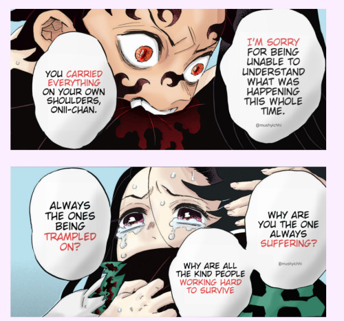 “I’m sorry…”>>Kimetsu no Yaiba ch 202 *click for better view