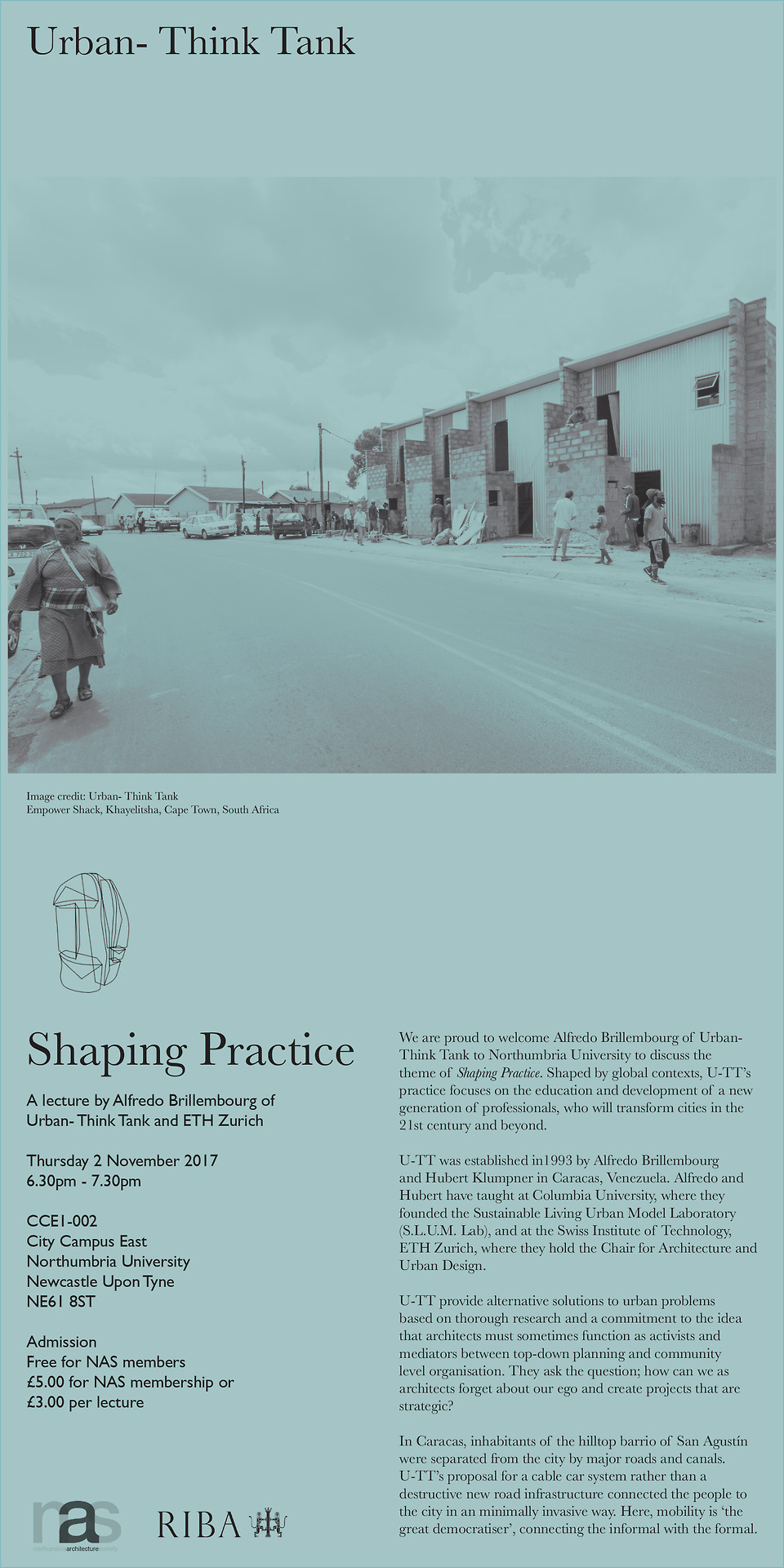 nas Shaping Practice lecture #02: Alfredo Brillembourg
on Thursday, 2 November, Alfredo presented a bold, brilliant and bonkers 90 minutes talk about his inspirations - from a childhood encounter in Venezuela with Aldo Rossi, through Joseph Beuys, to...