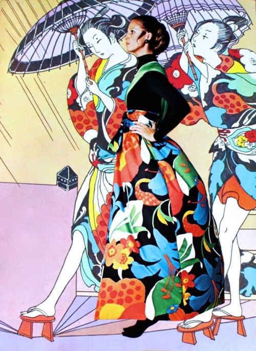 design-is-fine:Antonio Lopez &amp; Otto Storch, Vogue Pattern Book, 1970. Via magdorable