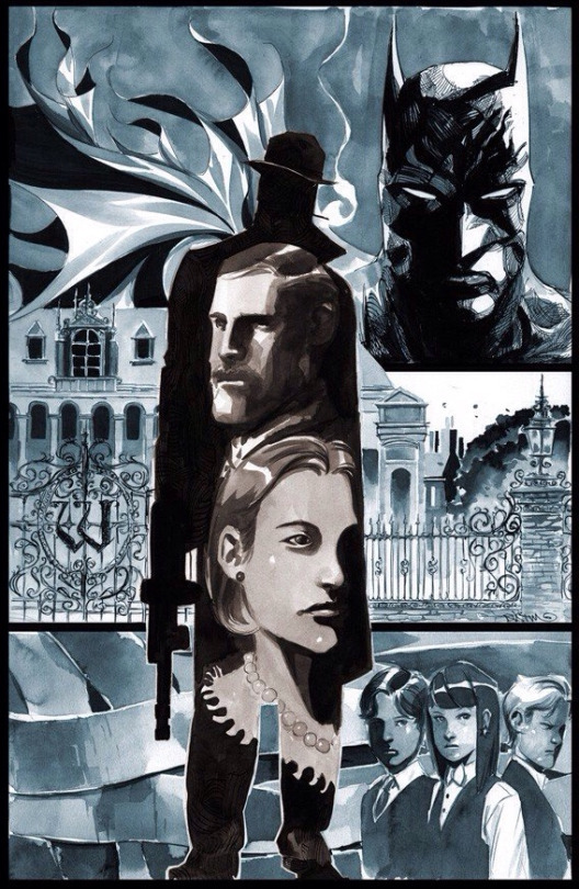league-of-extraordinarycomics:  Batman Artwork Created by Dustin Nguyen