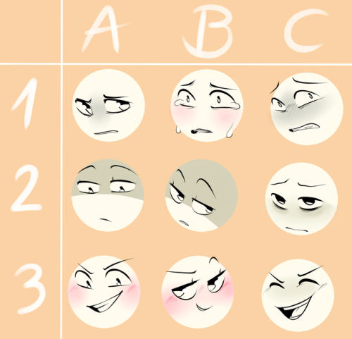 crispych0colate:i made some expression memes for yall!These were actually REALLY fun to do ahhh. Fee