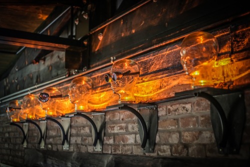 steampunktendencies:    At the CRAZY BBQ’s entrance visitors are greeted by an Austrian steam engine dated by 1900, which now serves as a barbecue.      Surrounded by a pine forest, the complex includes the main restaurant building, the Club House Crazy