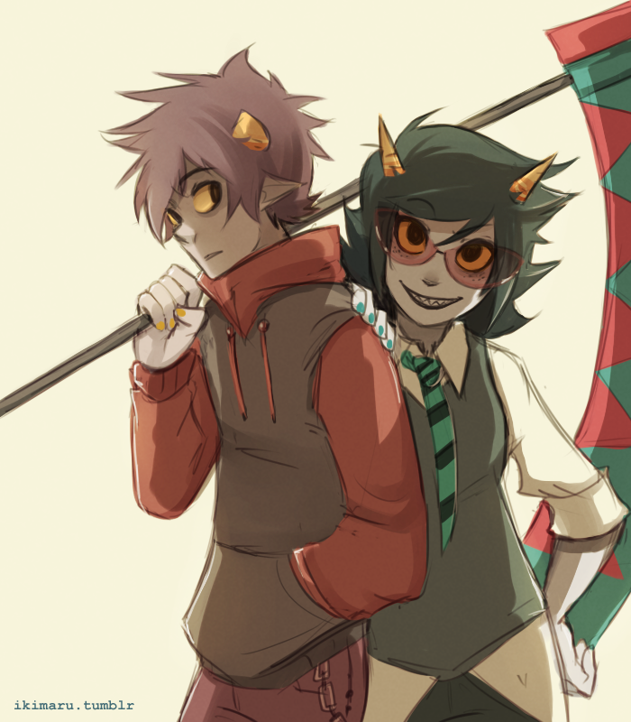 scythe meister Karkat! c: the scythe would be Terezi but I wanted to draw both in