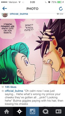 justsaiyajinlittle:  I take care of my littles like vegeta cares for bulma.   No need to worry I will make sure you’re safe. 